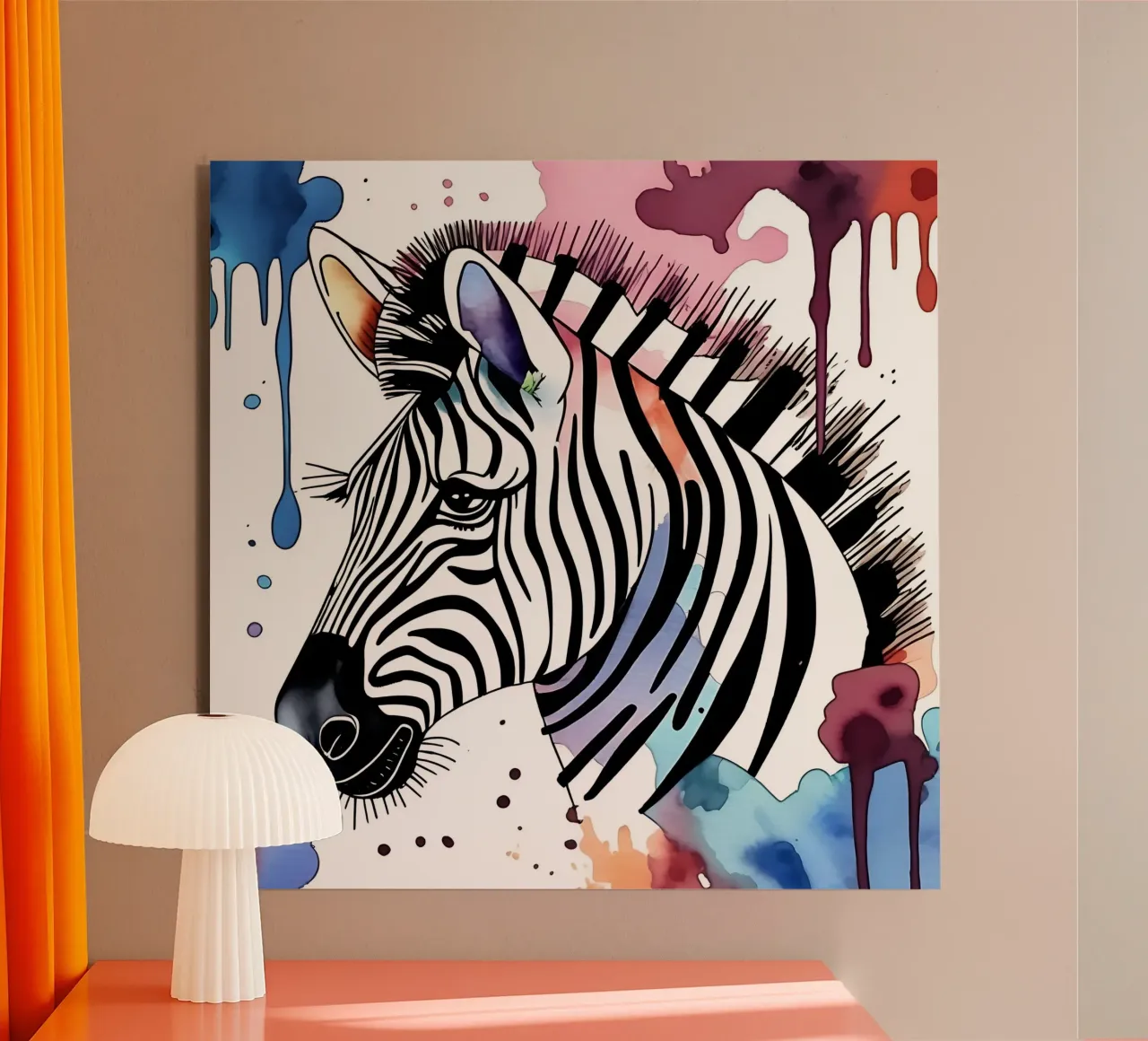 Zebra_Style_M_1 alluminio dibond da Tierisch bunt by LK