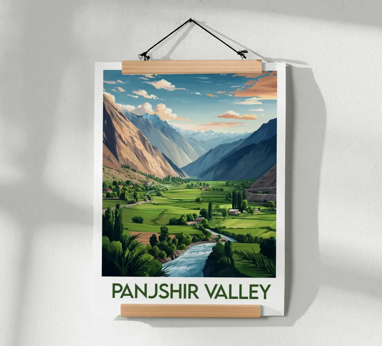 Affiche Valle del Panjshir poster da Frame the World