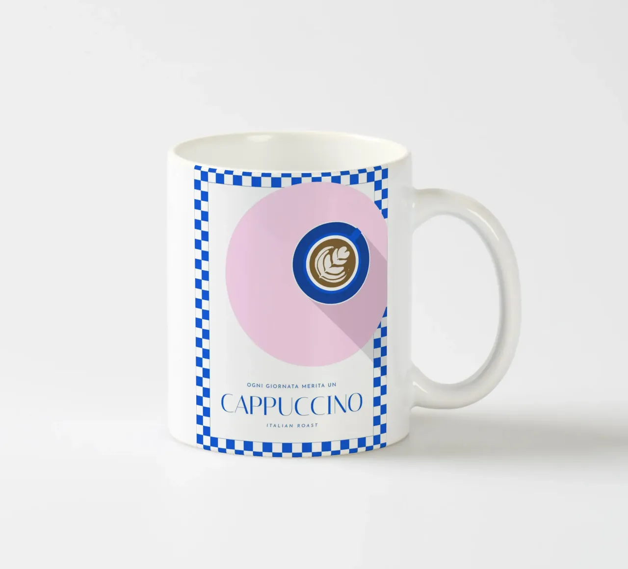 Ogni giornata merita un Cappuccino tazza in ceramica da Bureau Purpur