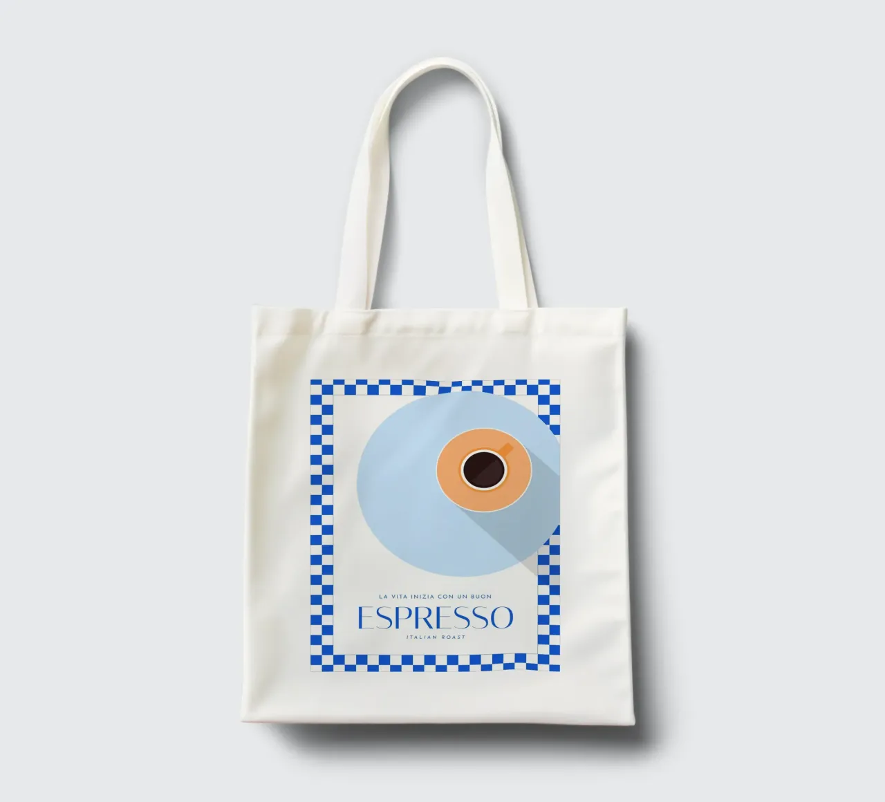 La vita inizia con un buon Espresso borsa in juta da Bureau Purpur