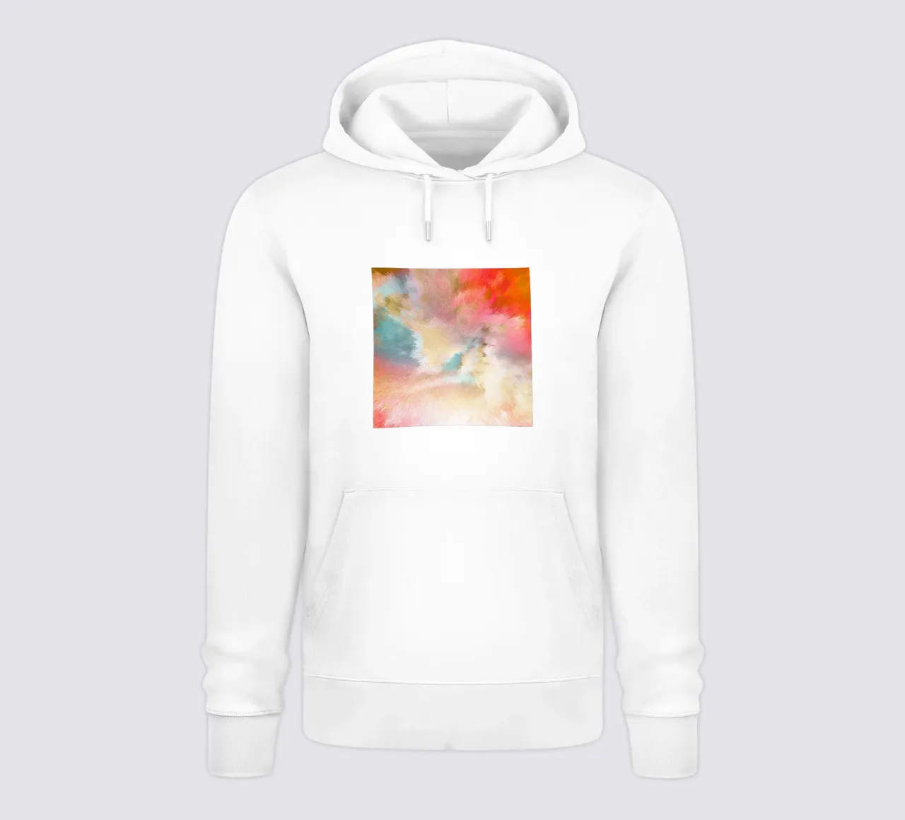 Cielo magico astratto - Raffica di colori di ispirazione Turner felpa con cappuccio da Dominique Vari Abstract
