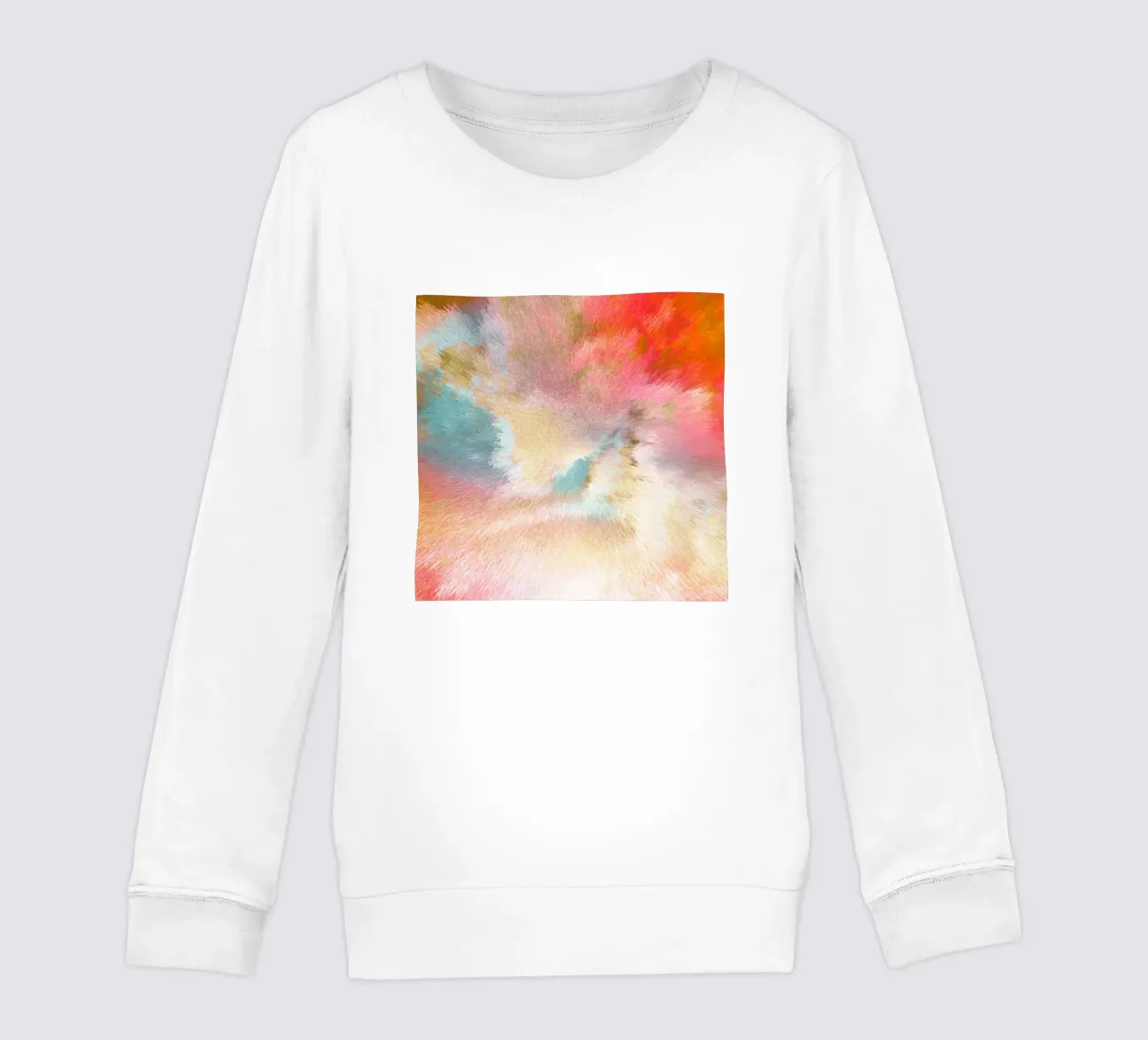 Cielo magico astratto - Raffica di colori di ispirazione Turner felpa bambino da Dominique Vari Abstract
