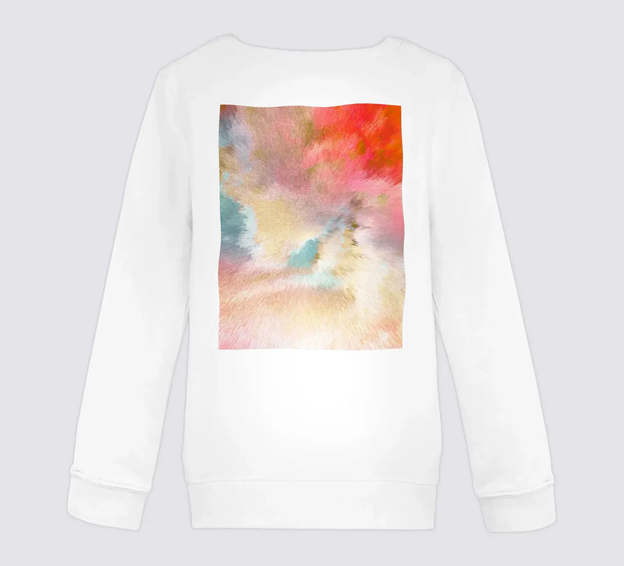 Cielo magico astratto - Raffica di colori di ispirazione Turner felpa bambino da Dominique Vari Abstract
