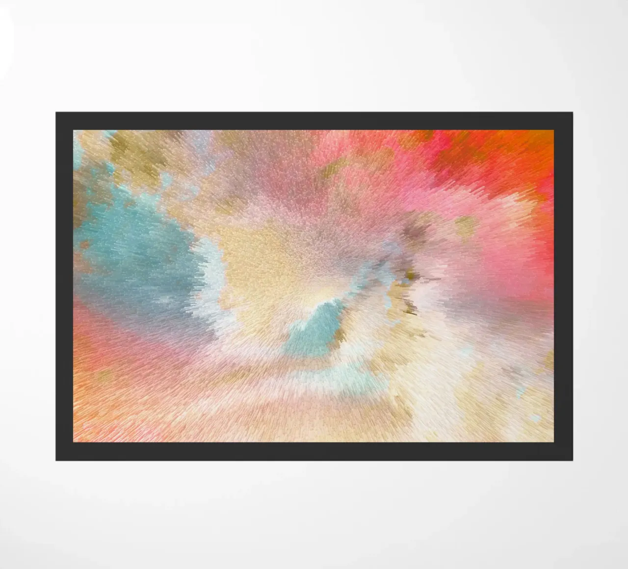 Cielo magico astratto - Raffica di colori di ispirazione Turner zerbino da Dominique Vari Abstract