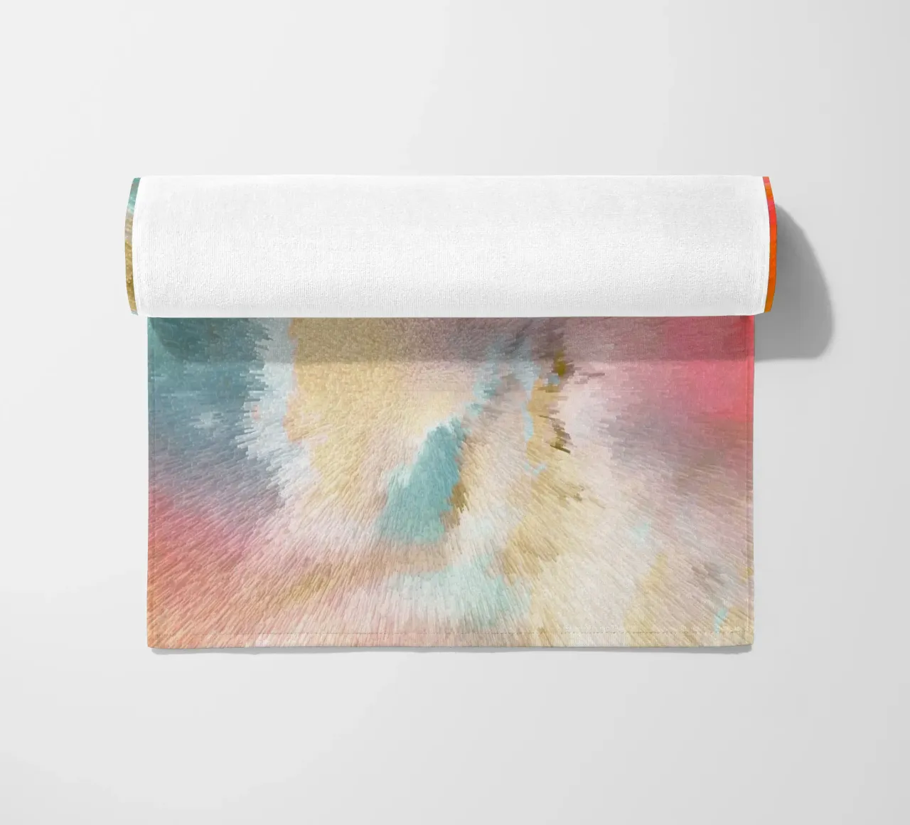 Cielo magico astratto - Raffica di colori di ispirazione Turner telo mare da Dominique Vari Abstract