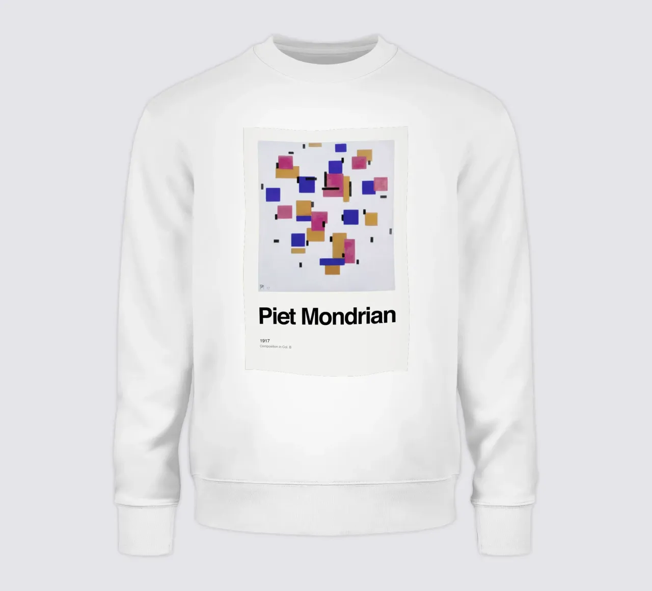 Mondrian - Composition in Col. Bdrian - Composition in Col. B felpa da ARTOTHEK