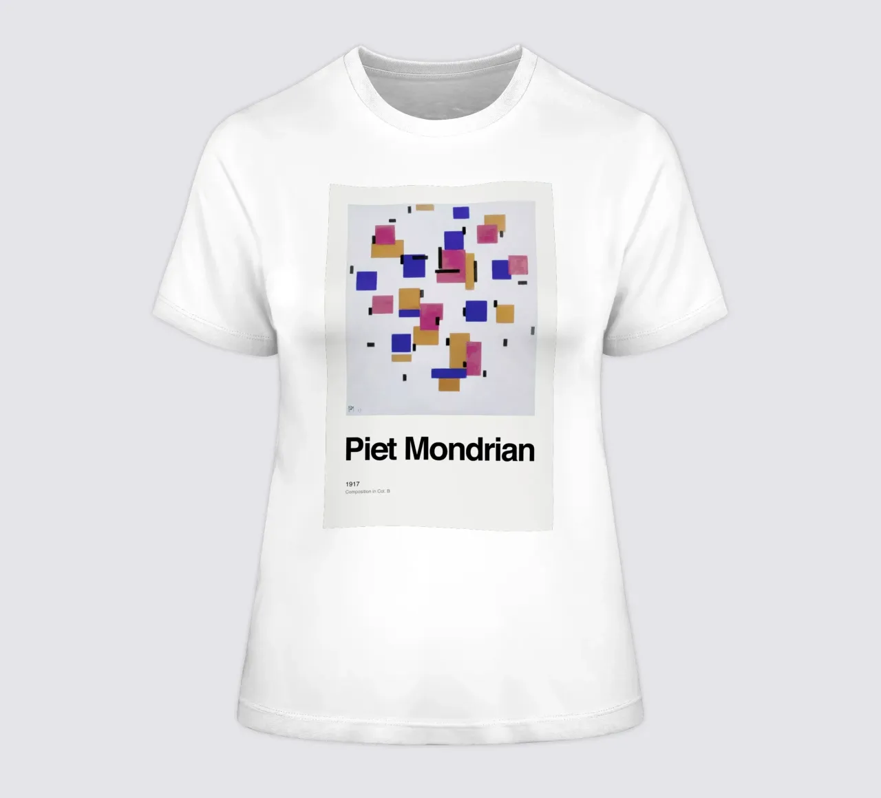 Mondrian - Composition in Col. Bdrian - Composition in Col. B t-shirt da donna da ARTOTHEK