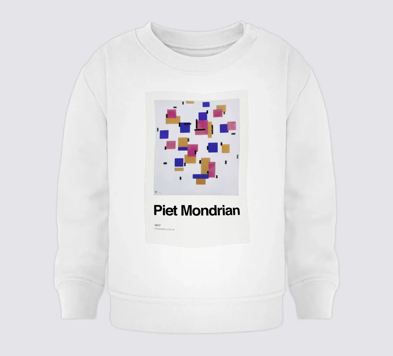 Mondrian - Composition in Col. Bdrian - Composition in Col. B felpa neonato da ARTOTHEK