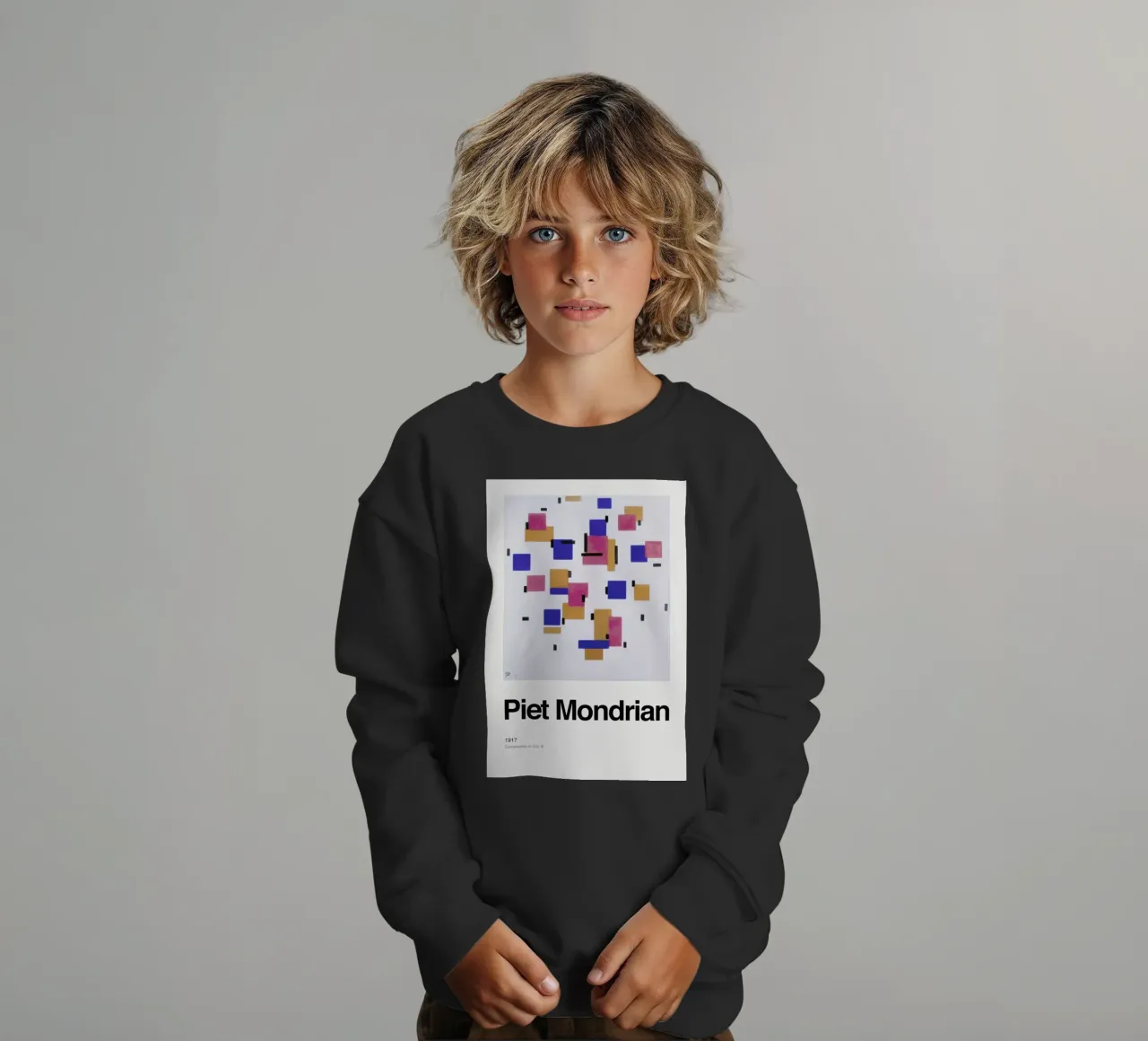 Mondrian - Composition in Col. Bdrian - Composition in Col. B felpa bambino da ARTOTHEK