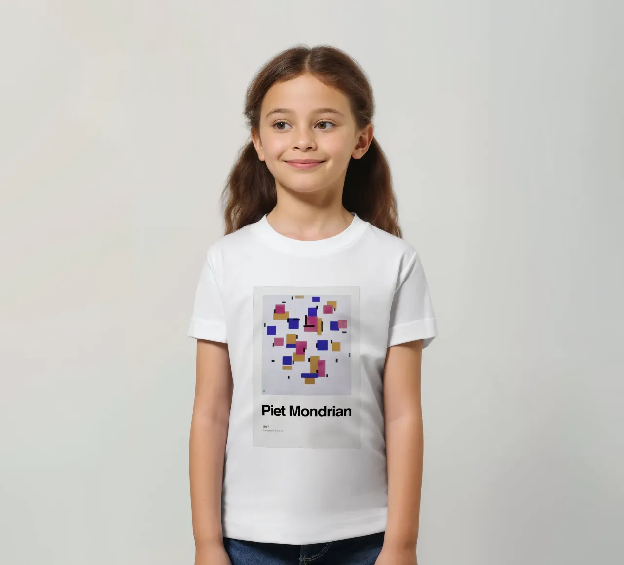 Mondrian - Composition in Col. Bdrian - Composition in Col. B t-shirt bambini da ARTOTHEK