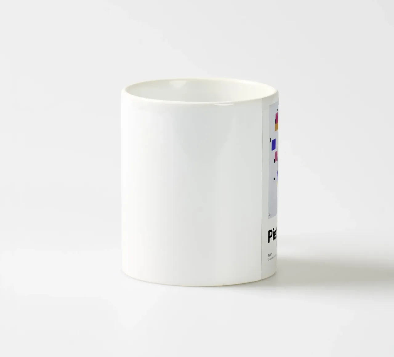 Mondrian - Composition in Col. Bdrian - Composition in Col. B tazza in ceramica da ARTOTHEK