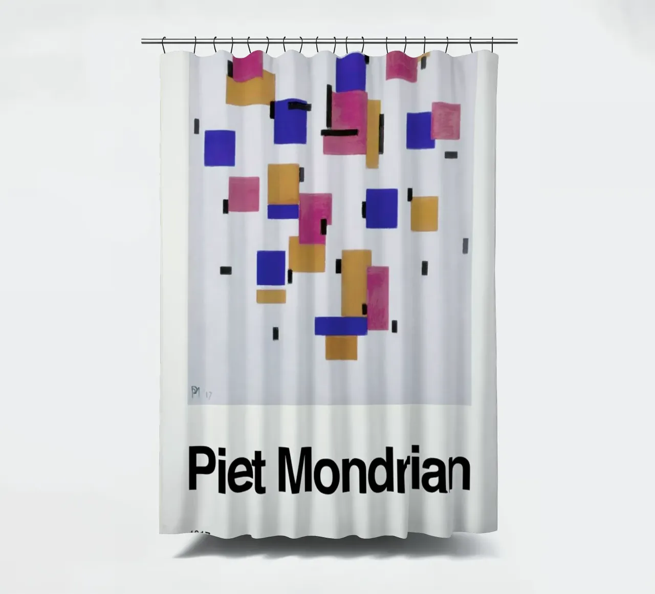 Mondrian - Composition in Col. Bdrian - Composition in Col. B Duschvorhang von ARTOTHEK