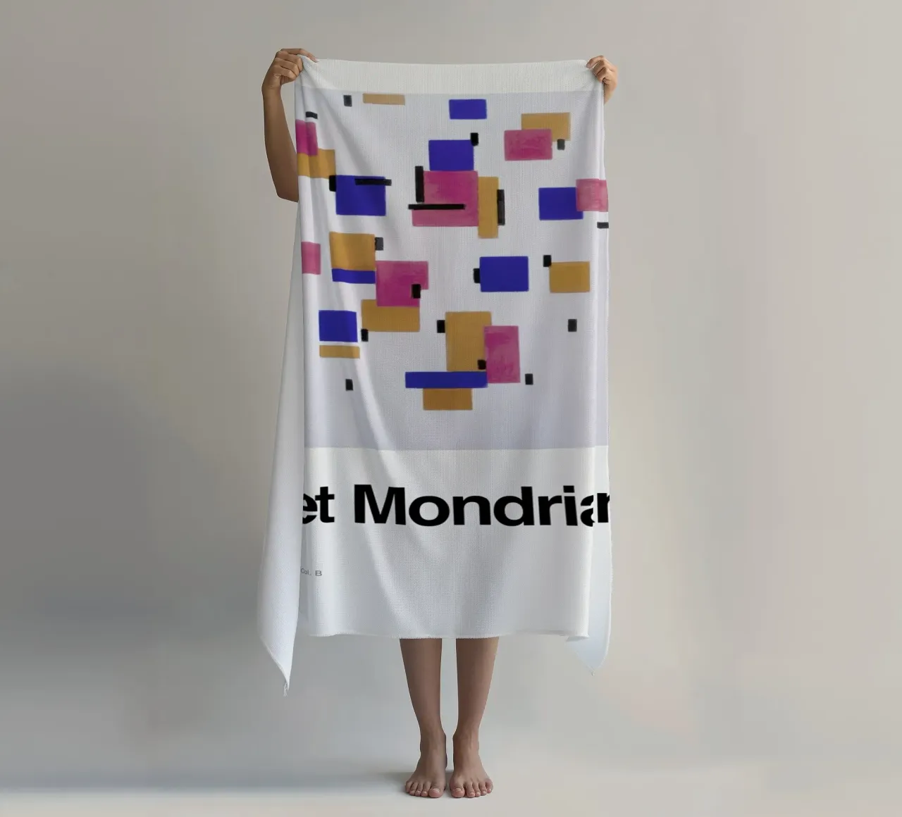 Mondrian - Composition in Col. Bdrian - Composition in Col. B telo mare da ARTOTHEK