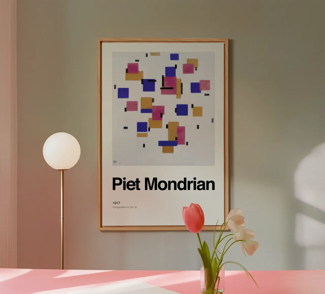 Mondrian - Composition in Col. Bdrian - Composition in Col. B alluminio dibond da ARTOTHEK