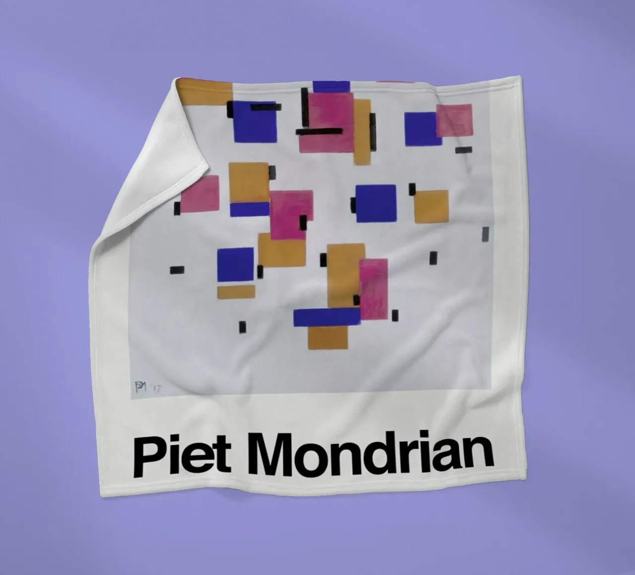 Mondrian - Composition in Col. Bdrian - Composition in Col. B coperta in pile da ARTOTHEK