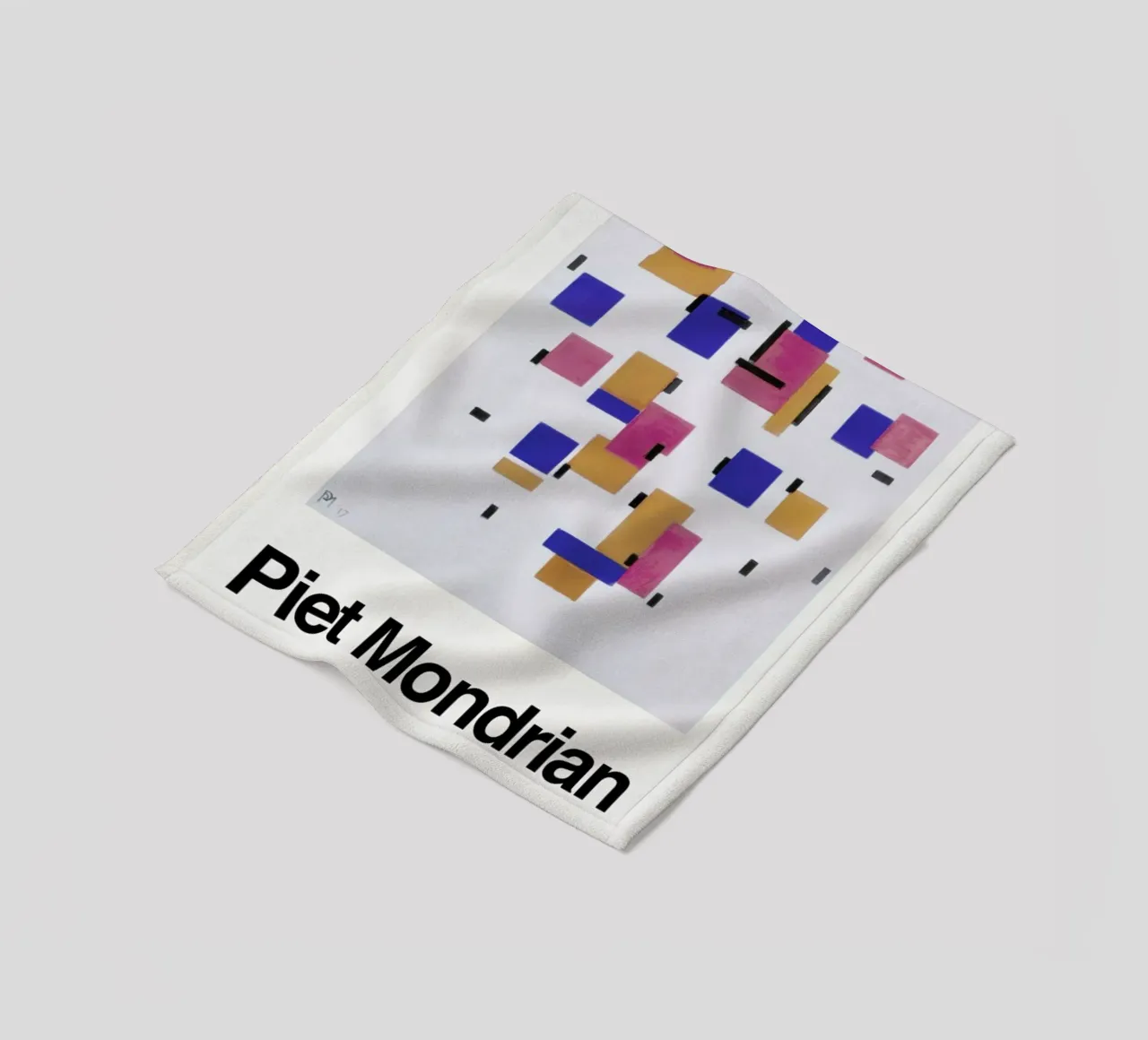 Mondrian - Composition in Col. Bdrian - Composition in Col. B coperta in pile da ARTOTHEK