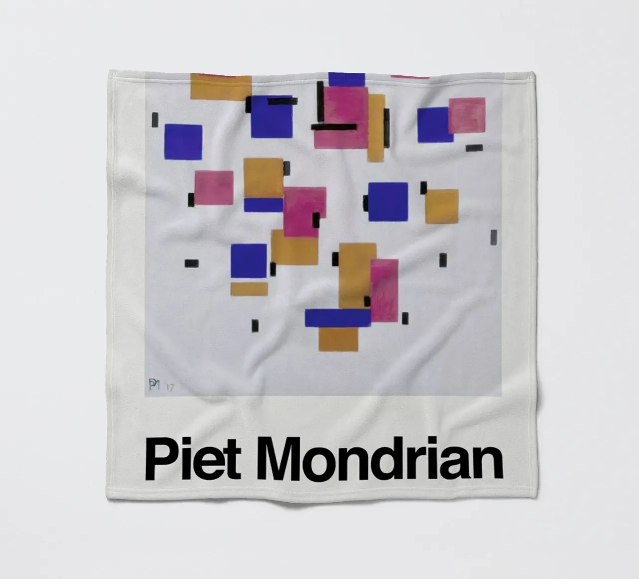 Mondrian - Composition in Col. Bdrian - Composition in Col. B coperta in pile da ARTOTHEK