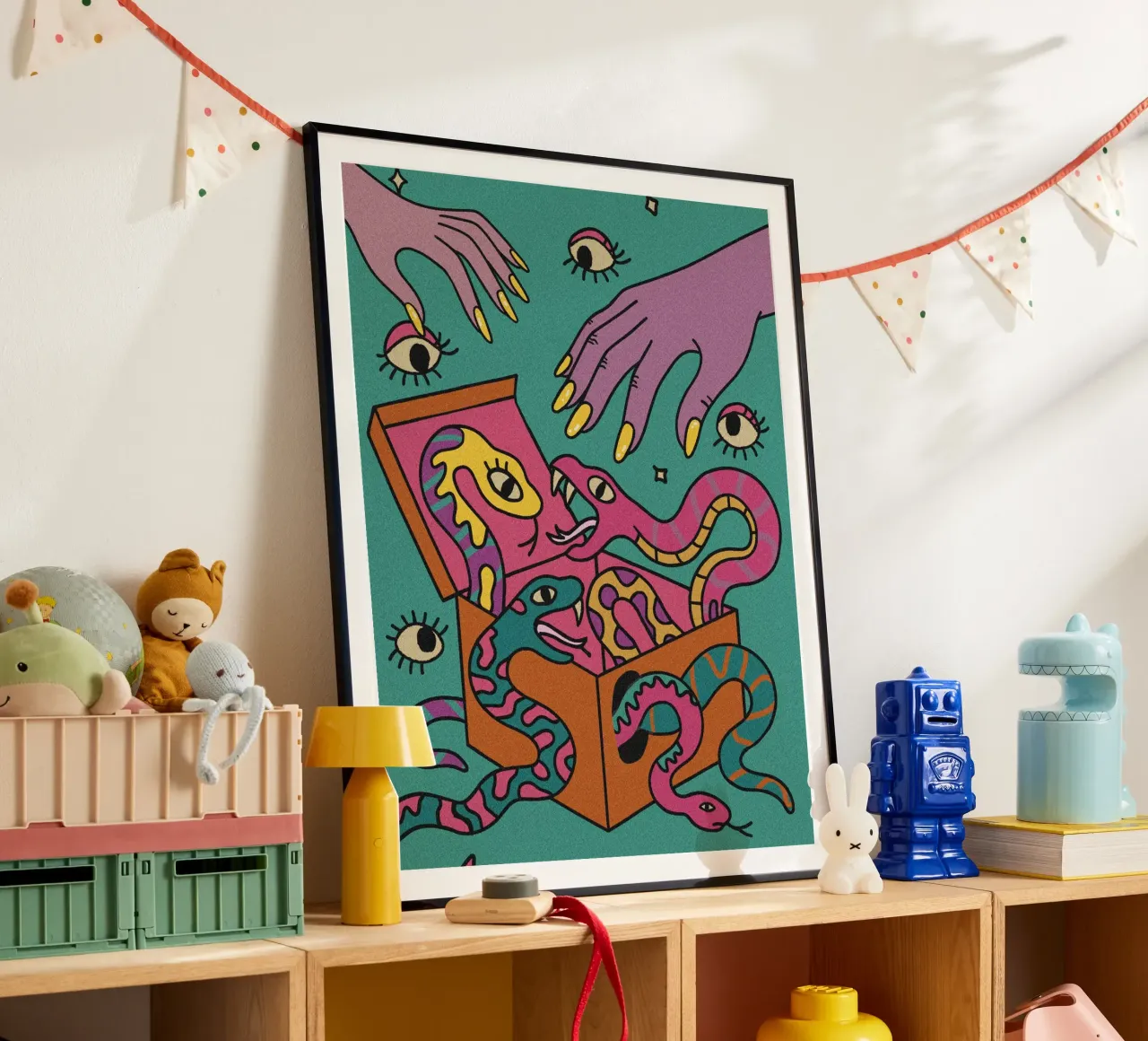 Let Curiosity Bite poster da Killin Studio