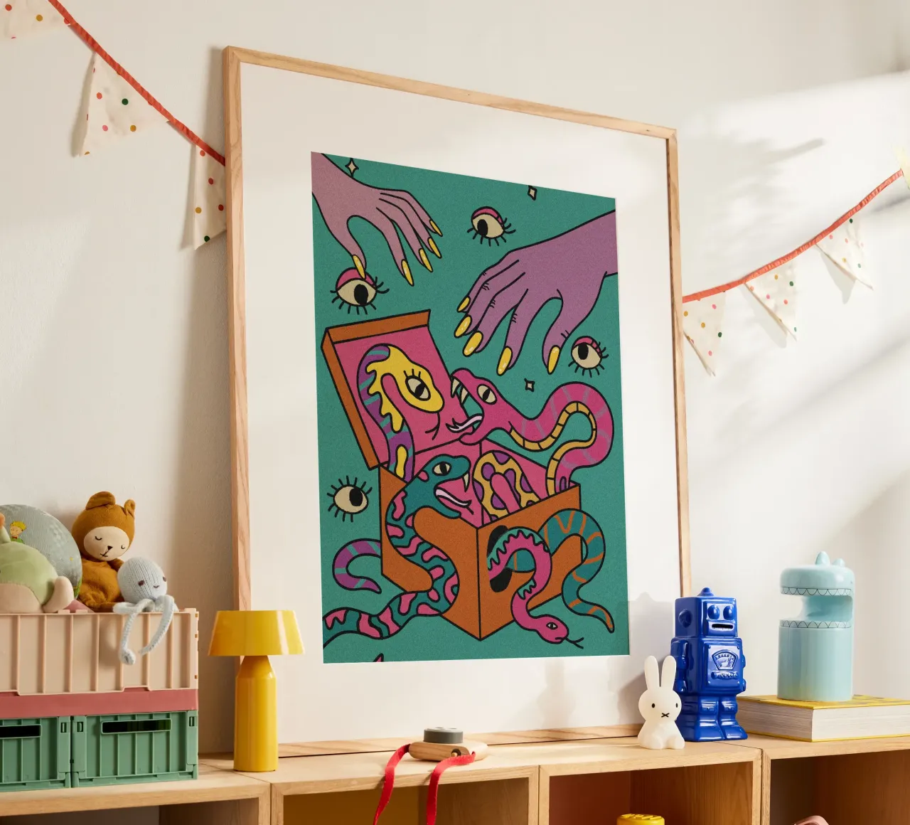 Let Curiosity Bite poster da Killin Studio
