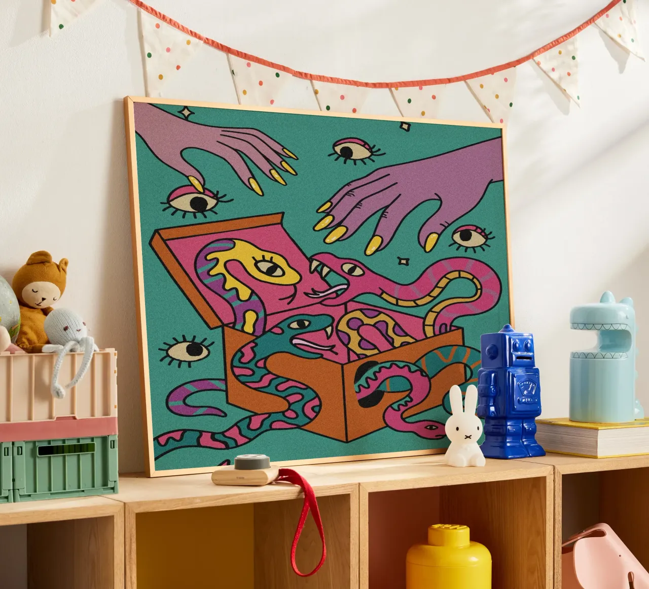 Let Curiosity Bite poster da Killin Studio