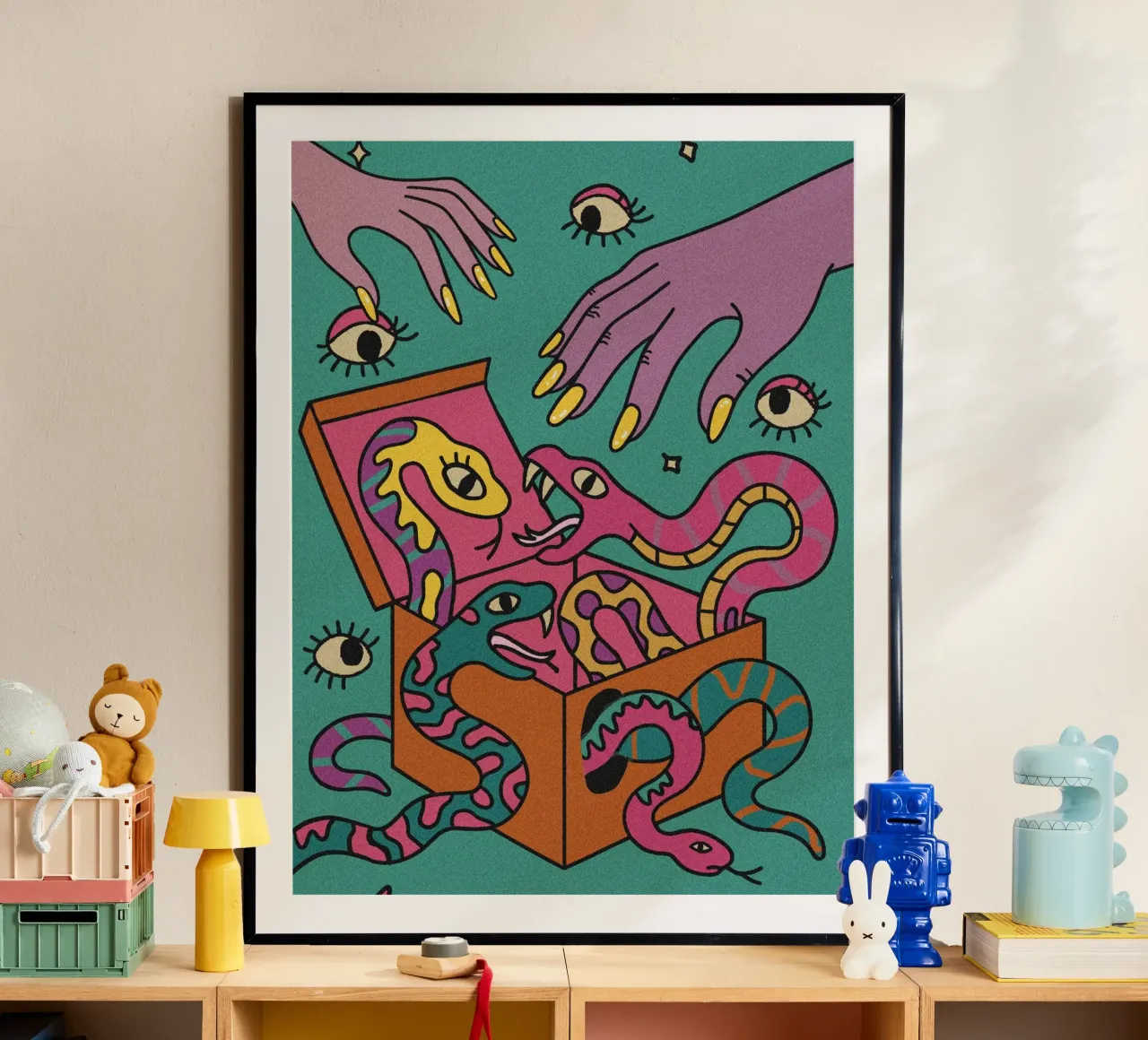 Let Curiosity Bite poster da Killin Studio