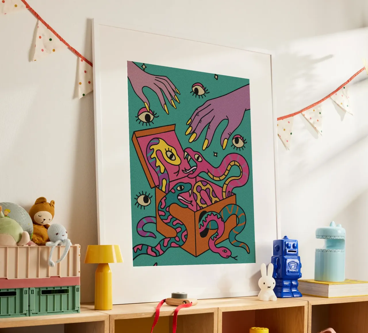 Let Curiosity Bite poster da Killin Studio