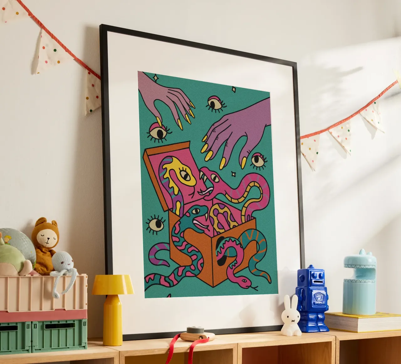 Let Curiosity Bite poster da Killin Studio