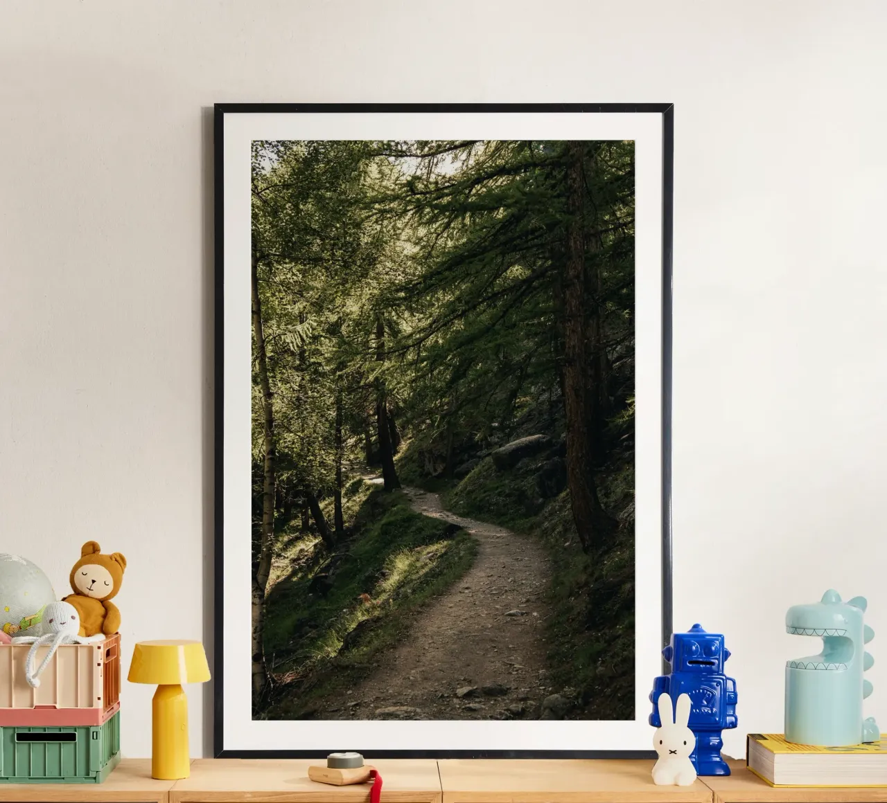 cultureel 7 poster met houten frame van Bttn