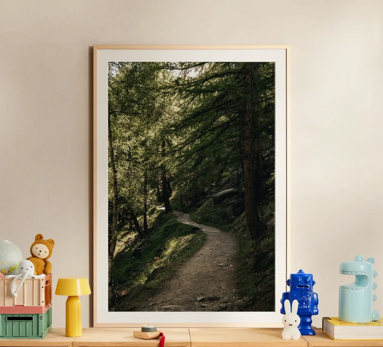 cultureel 7 poster met houten frame van Bttn