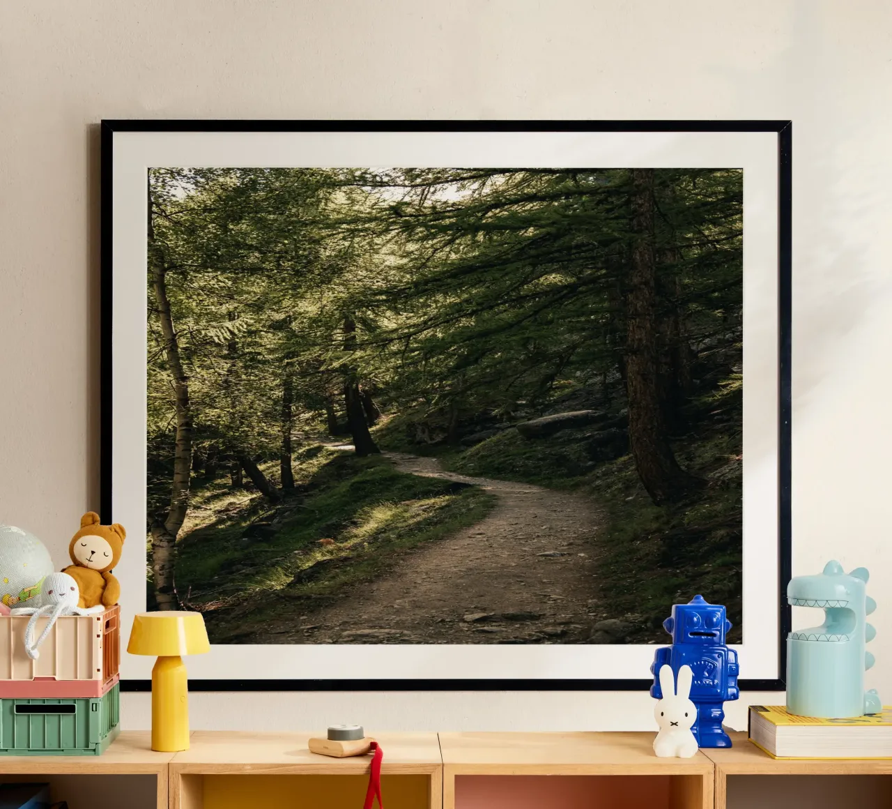 cultureel 7 poster met houten frame van Bttn
