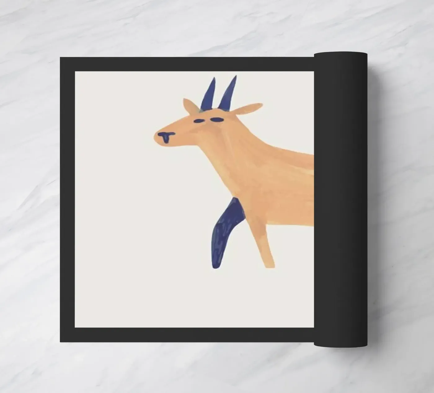 Capricorn Fußmatte von Little Flourishes