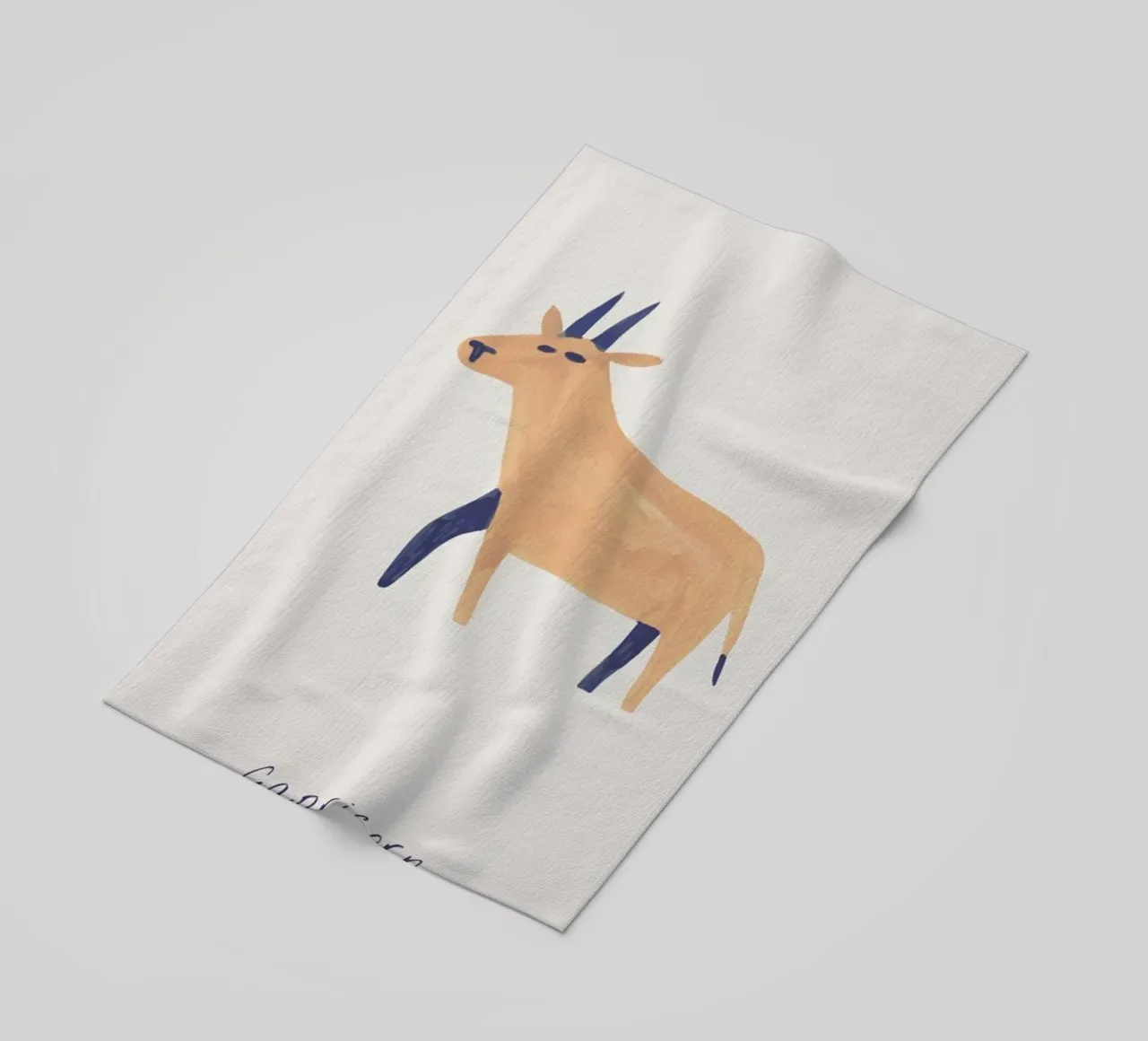 Capricorn telo mare da Little Flourishes