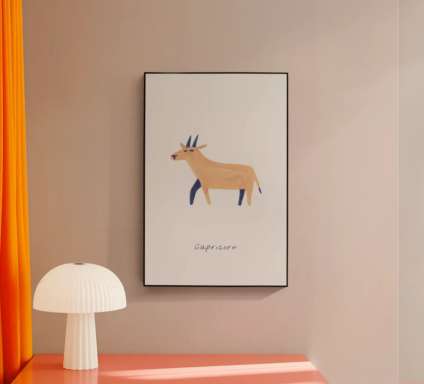 Capricorn plexiglas de Little Flourishes