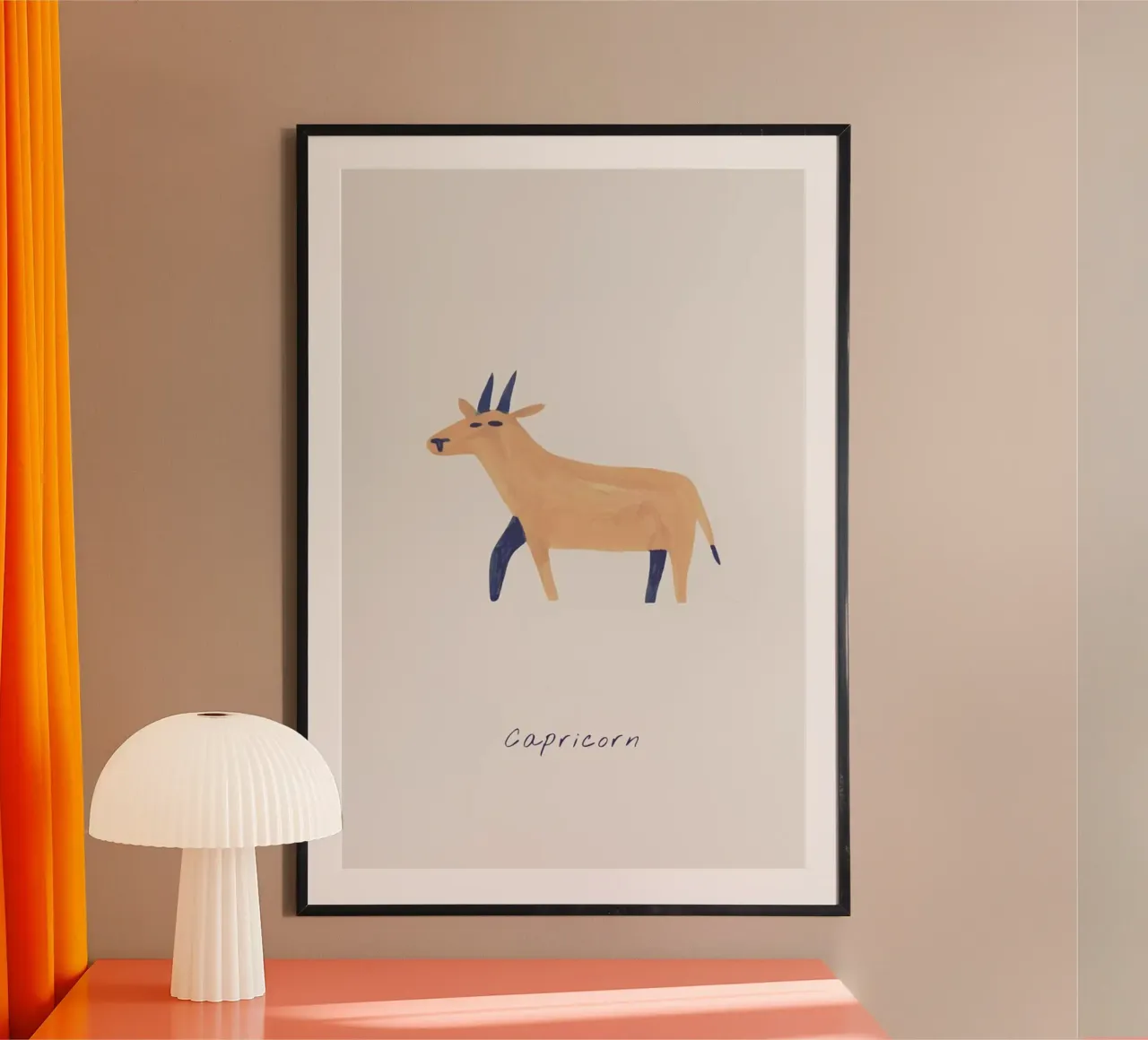 Capricorn poster da Little Flourishes