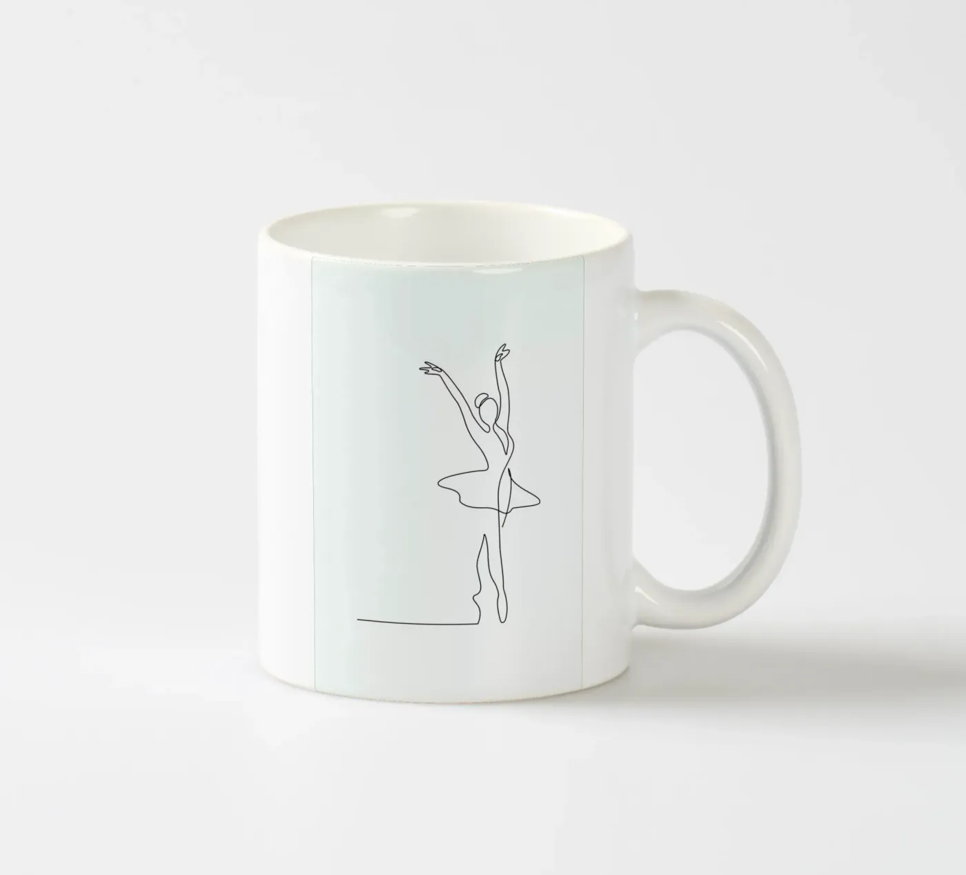 Ballet ceramic mug by Pure