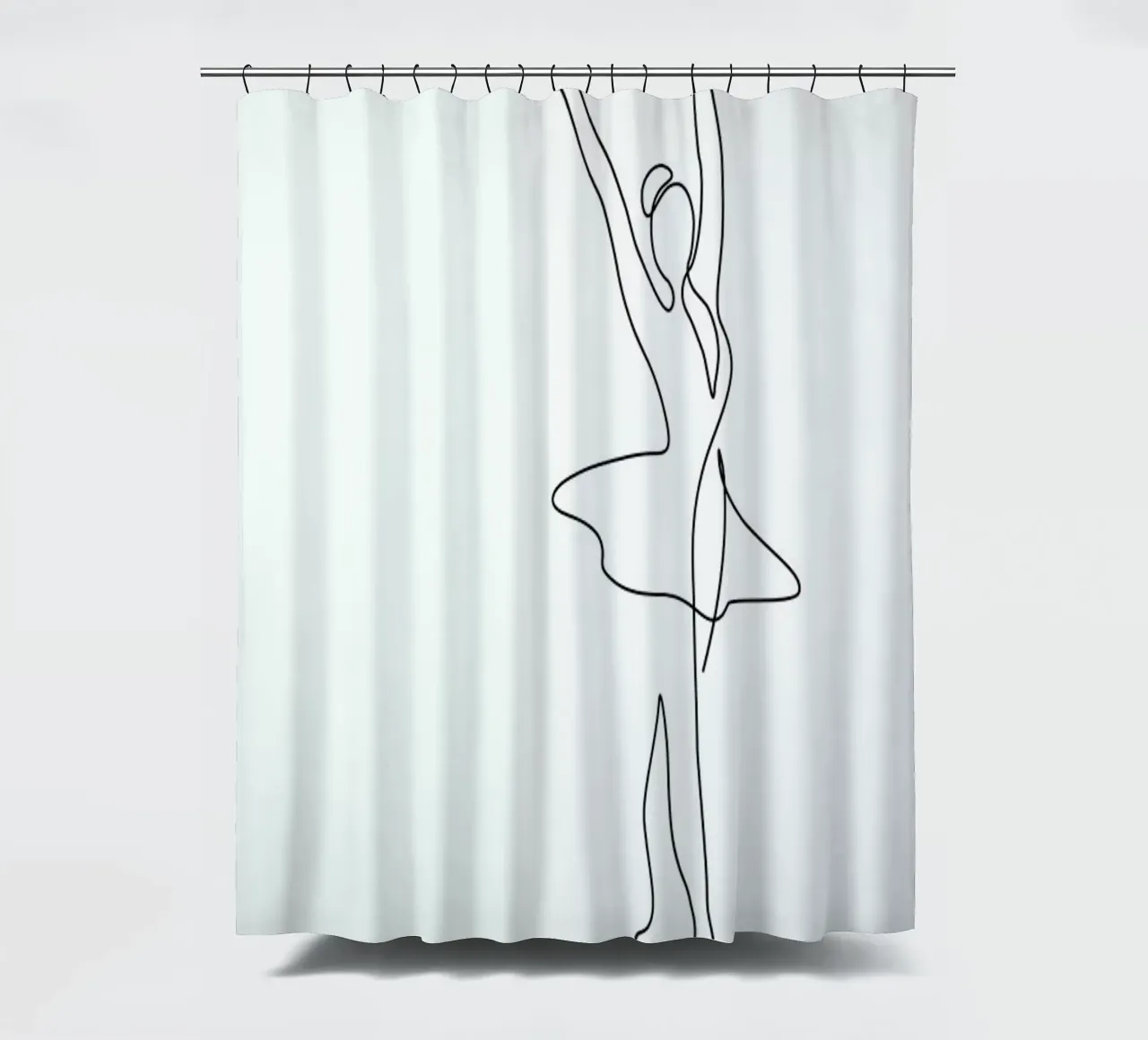 Ballet shower curtain by Pure