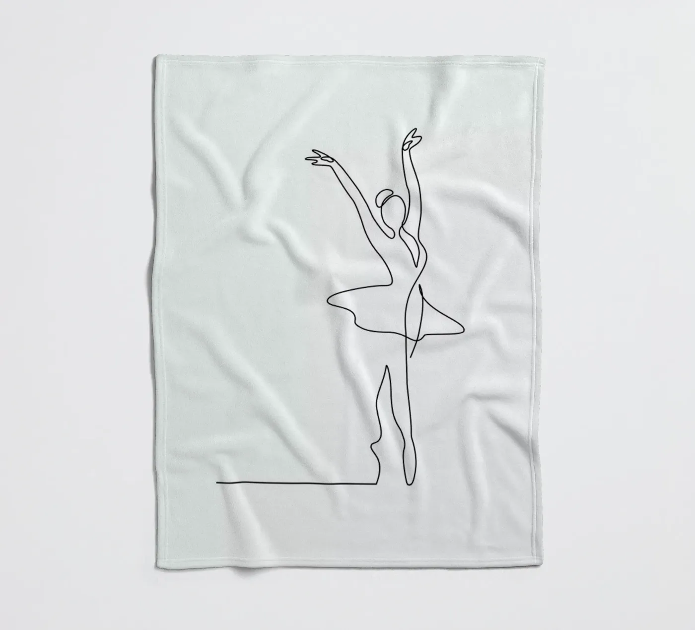 Ballet fleecedeken van Pure