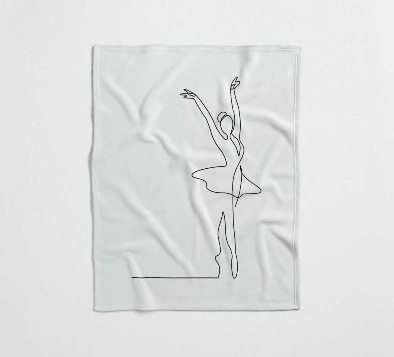 Ballet fleecedeken van Pure