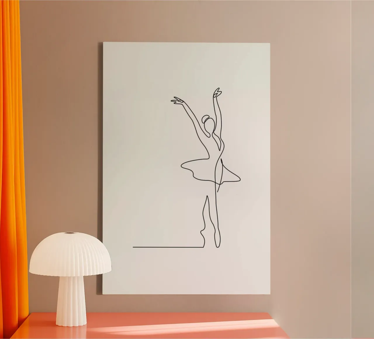 Ballet tela con Cornice a cassetta da Pure