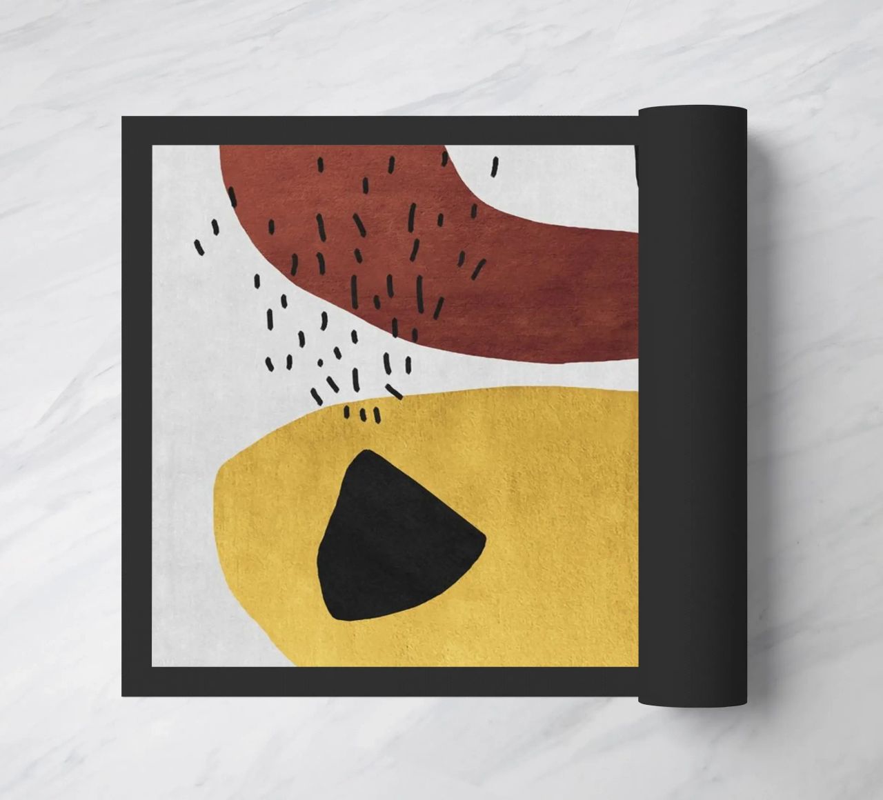 Abstract shapes in earthy tones zerbino da ramosashop
