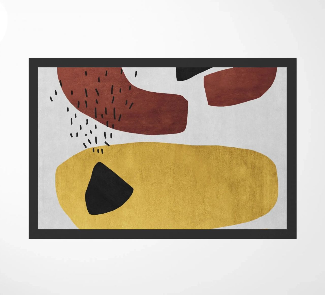 Abstract shapes in earthy tones zerbino da ramosashop