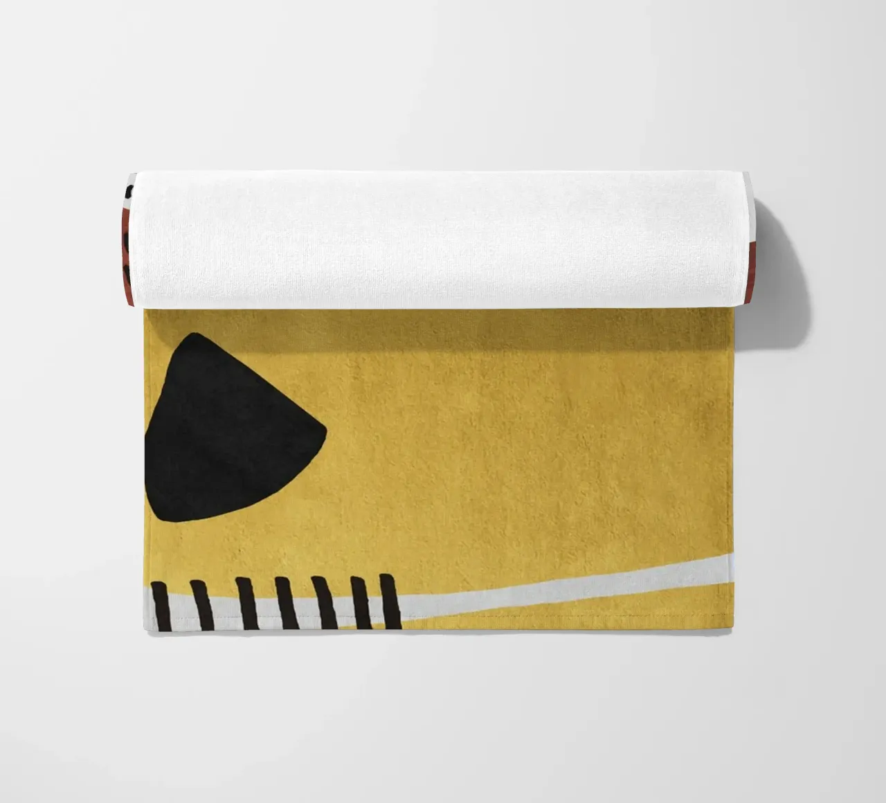 Abstract shapes in earthy tones telo mare da ramosashop