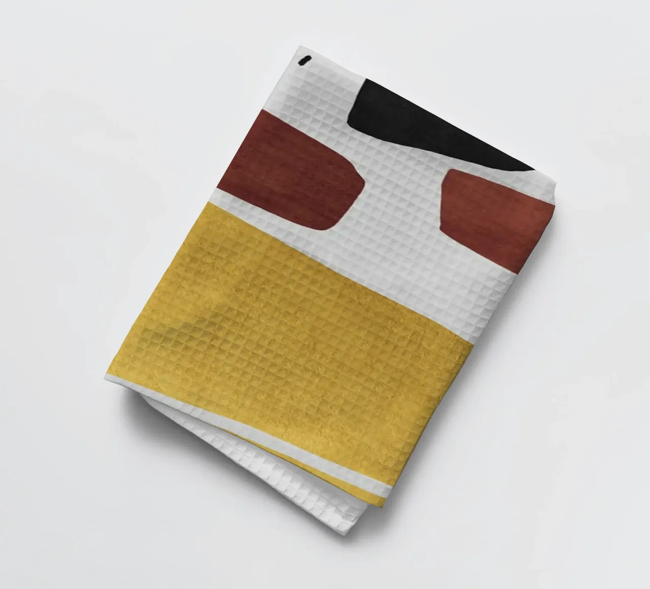 Abstract shapes in earthy tones canovaccio da cucina da ramosashop