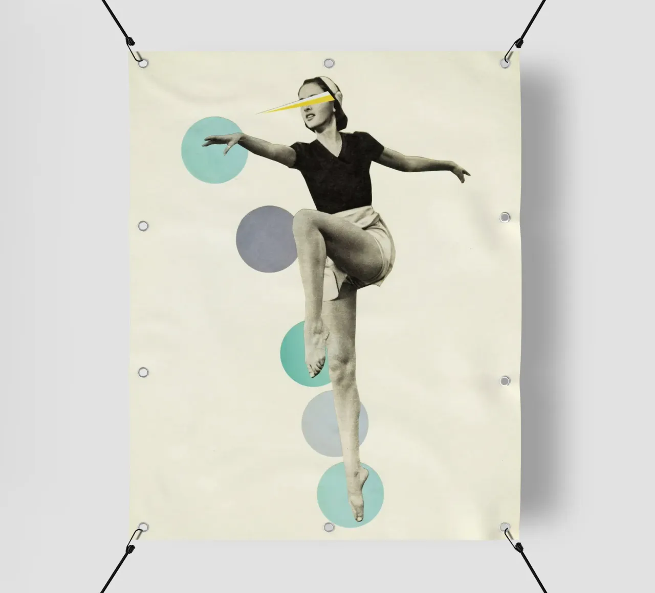 Les règles de la danse bâche pvc de Cassia Beck Collage