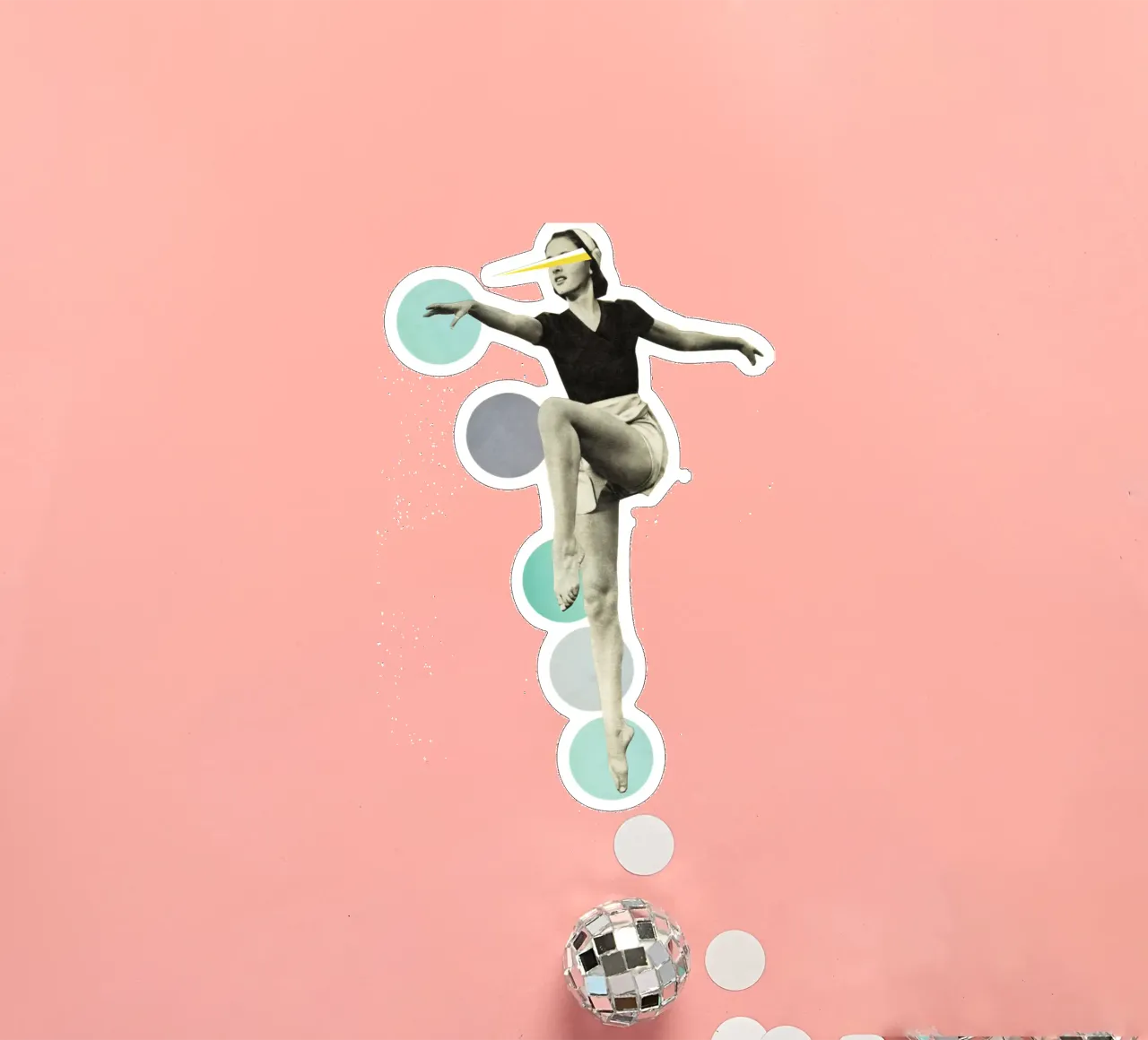 The Rules of Dance sticker by Cassia Beck Collage