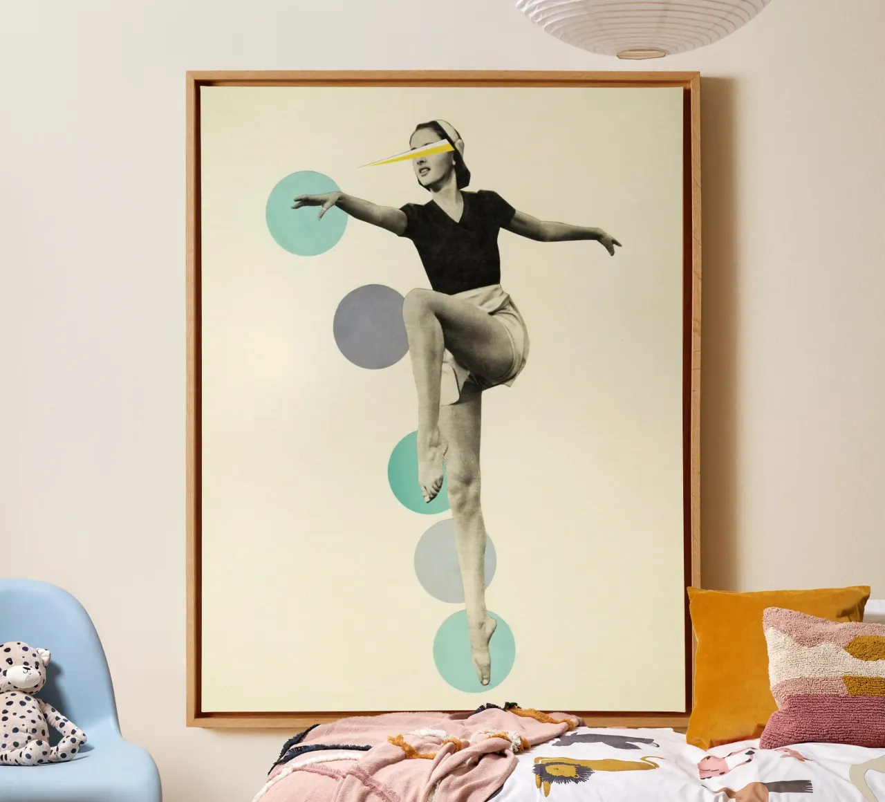 The Rules of Dance canvas by Cassia Beck Collage