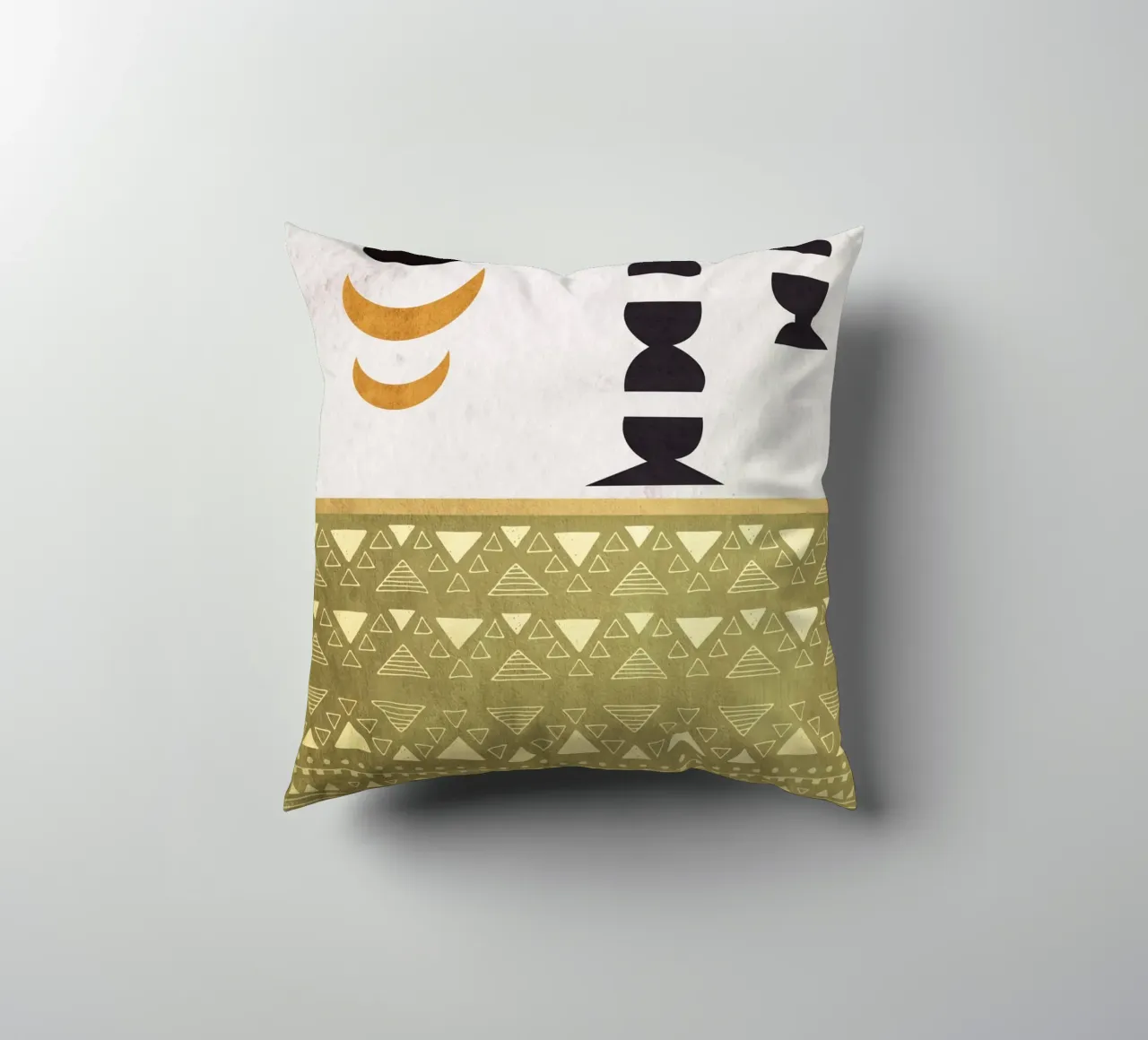 circles and crescent moons cuscino da ramosashop