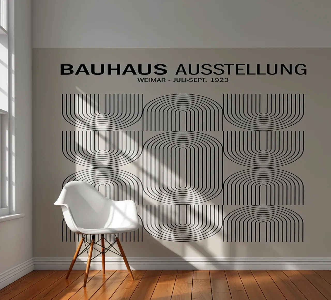 Bauhaus Exhibition No.2 photo wallpaper by Birgitpopshop