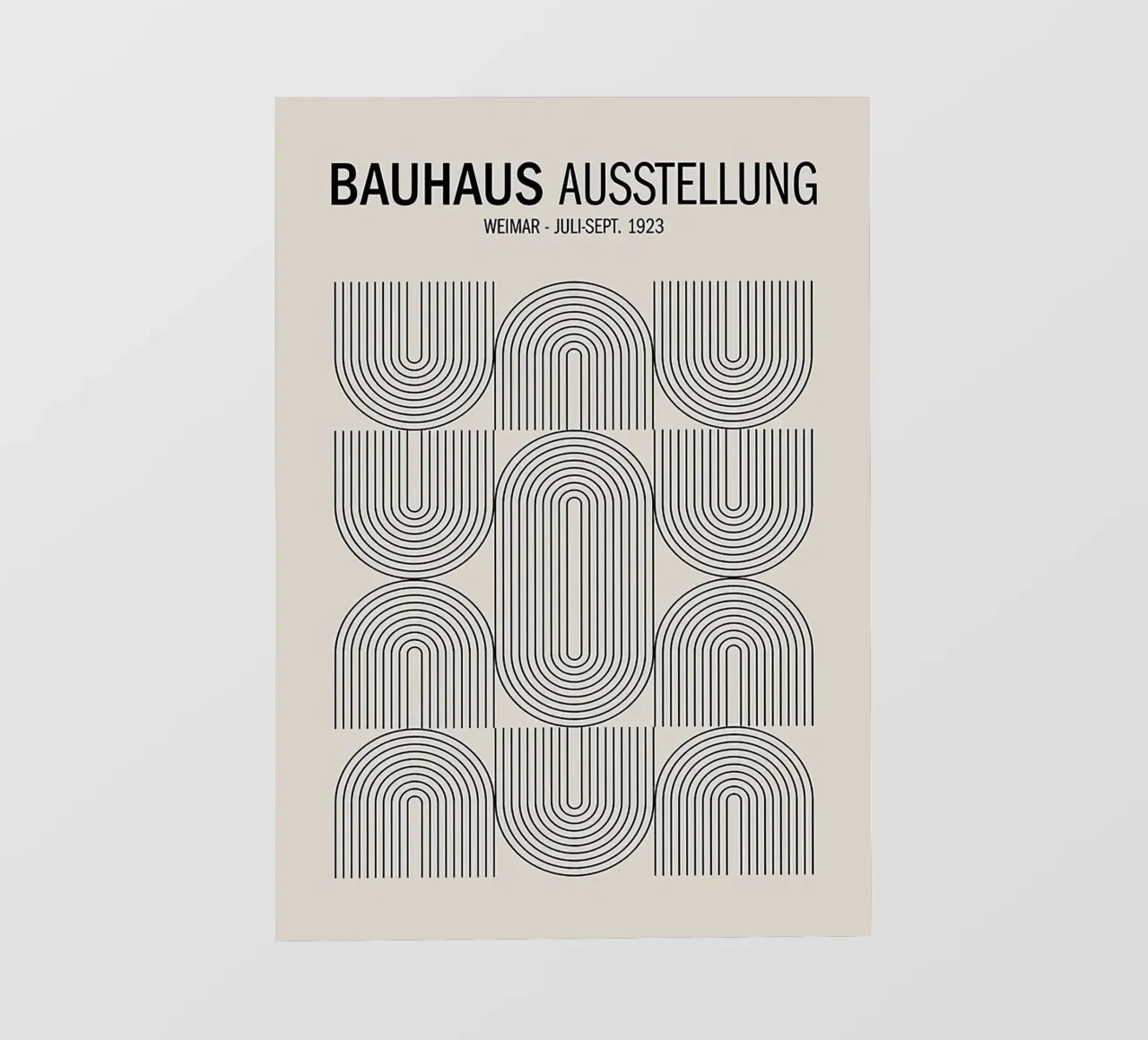 Bauhaus Exhibition No.2 photo wallpaper by Birgitpopshop