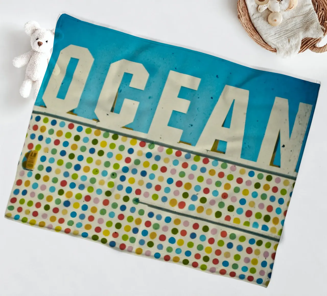 Ozean Fleecedecke von Cassia Beck Photography